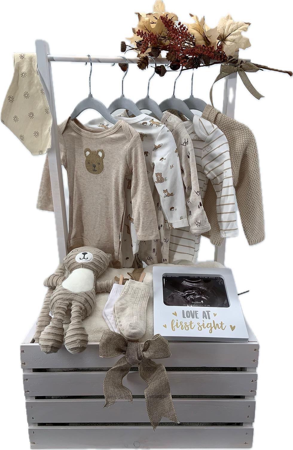 Thumbnail: Custom Baby Wardrobe Closet for Baby Shower Gift