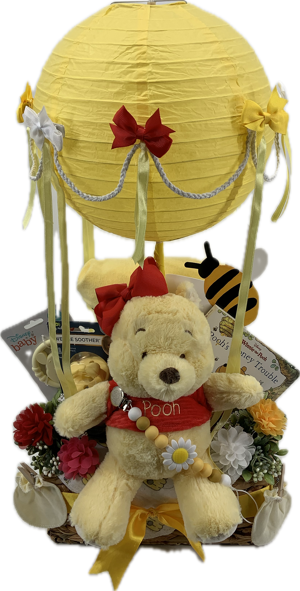Thumbnail: Hot Air Balloon Baby Shower Gift Basket