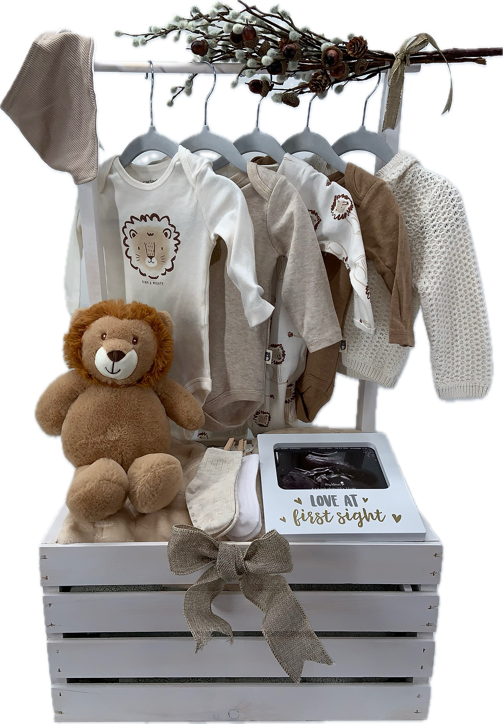 Thumbnail: Custom Baby Wardrobe Closet for Baby Shower Gift