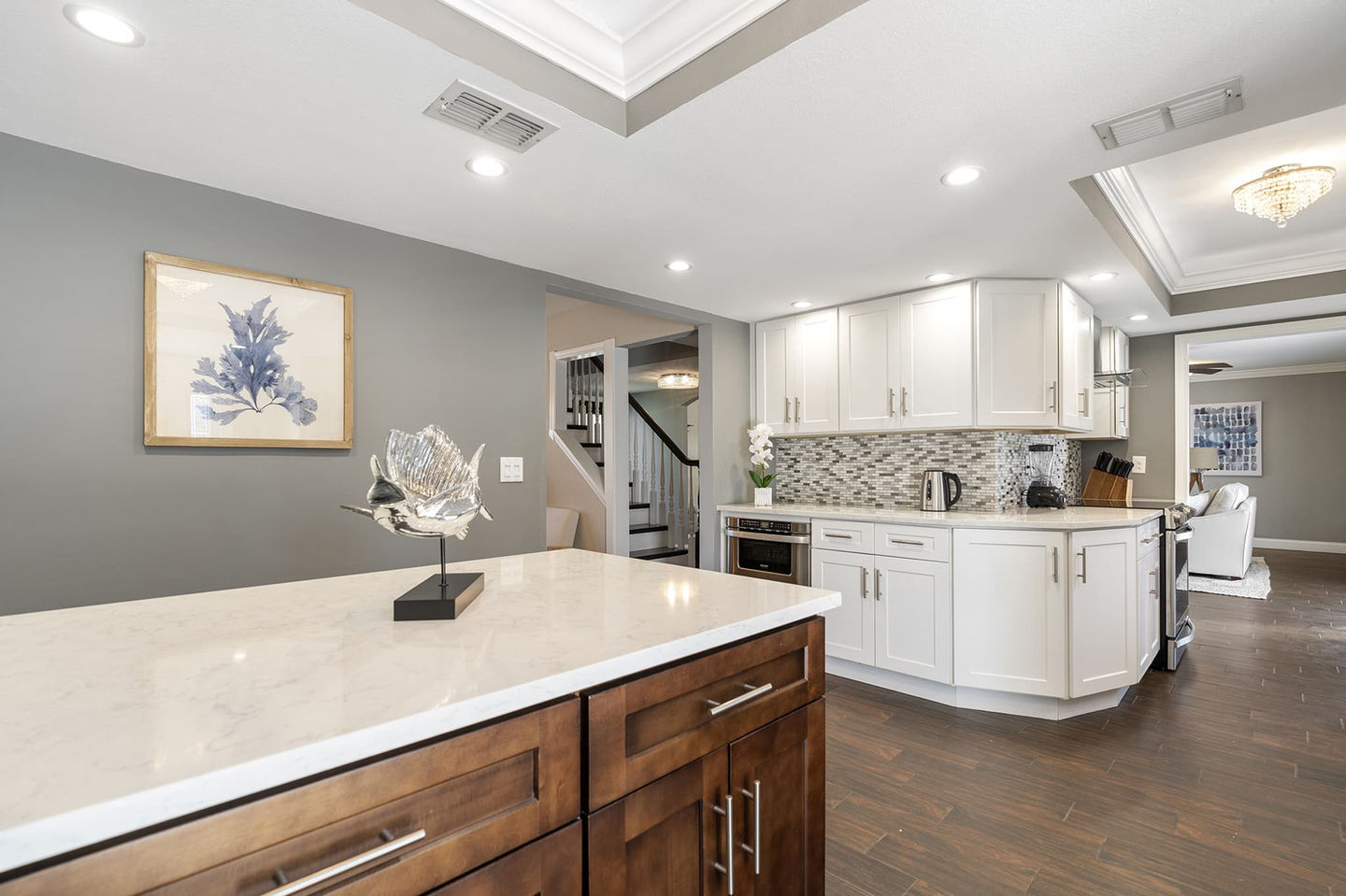 Open kitchen space
