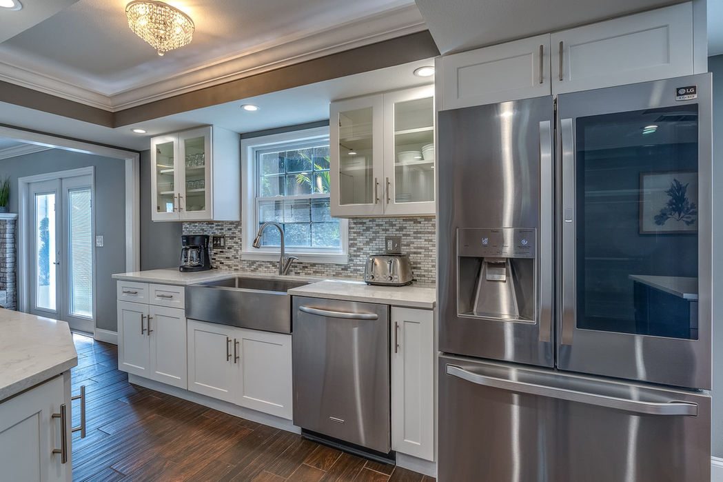 Fully stocked kitchen