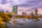 Skyline on the Charles River, Boston
