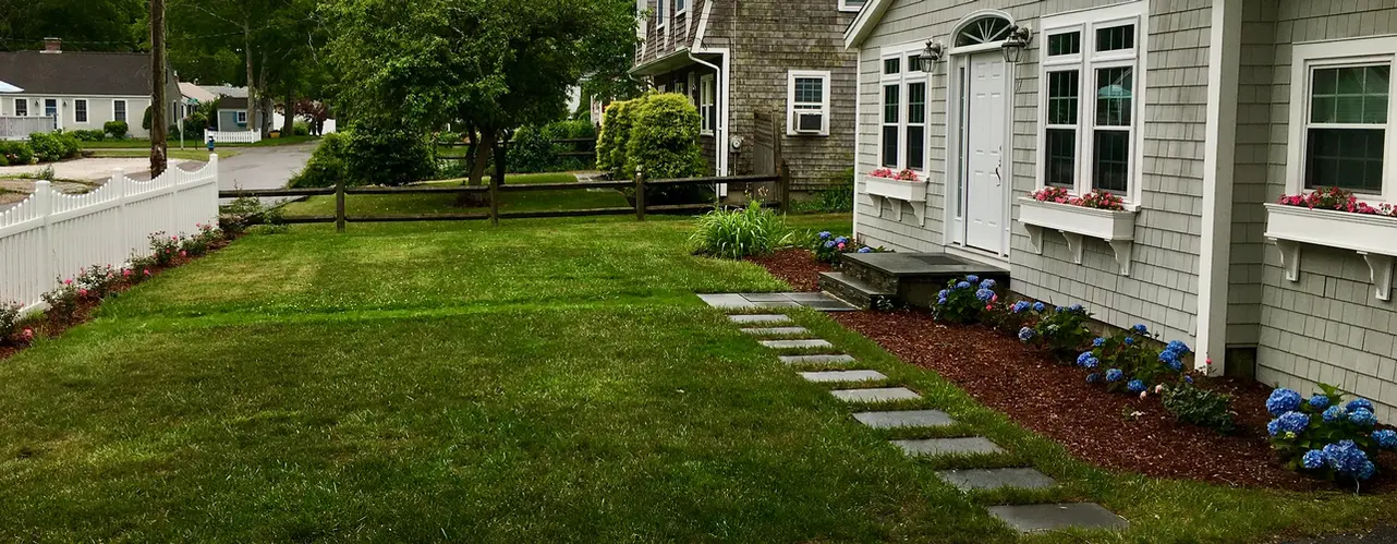 Front Lawn - 37 Uncle Henry's Road, New Seabury Vacation Homes