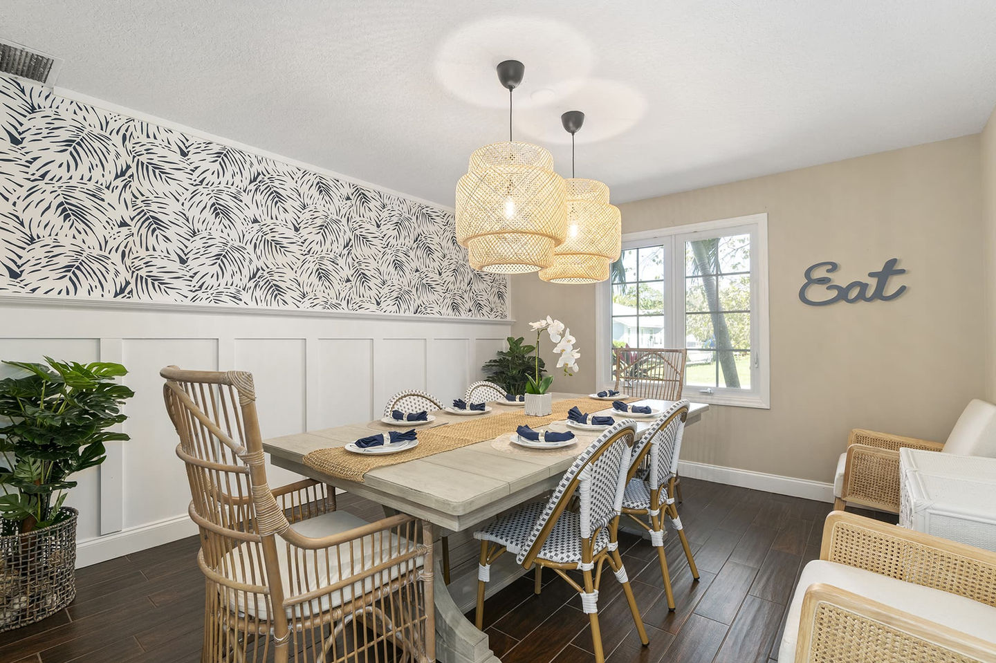 Large dining area