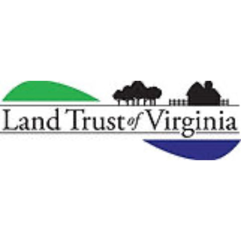 Land Trust of Virginia logo featuring a house and text overlay.