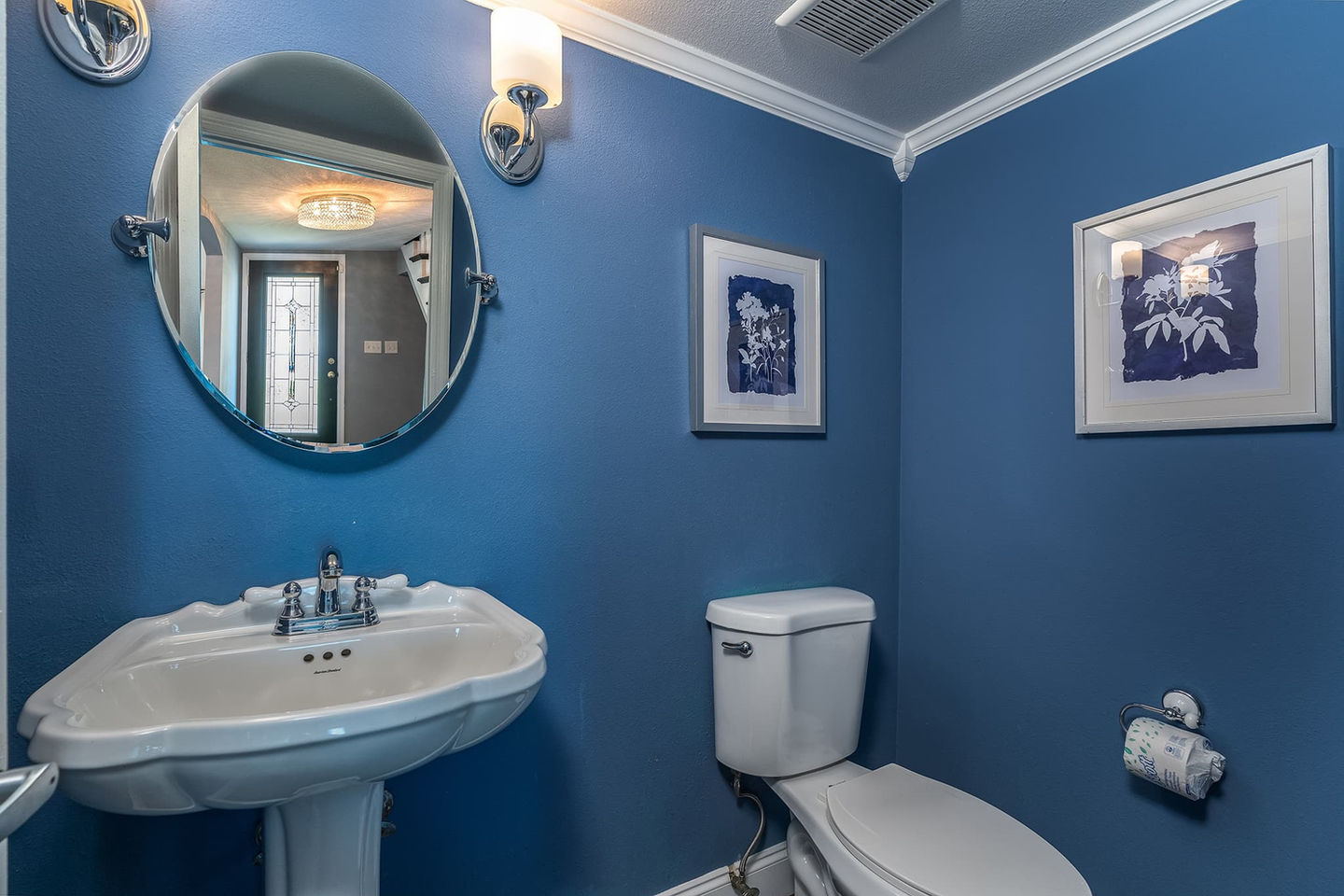 Downstairs half bath