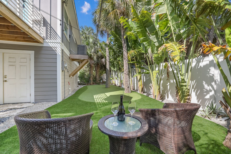 Relax in the backyard