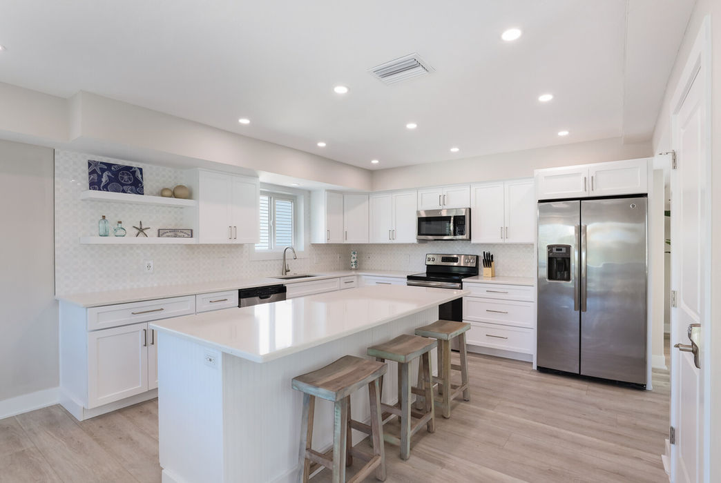 Seating at the kitchen island