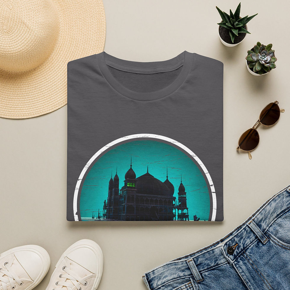 Thumbnail: 2026 Exclusive-Teal Mosque Silhouette Graphic