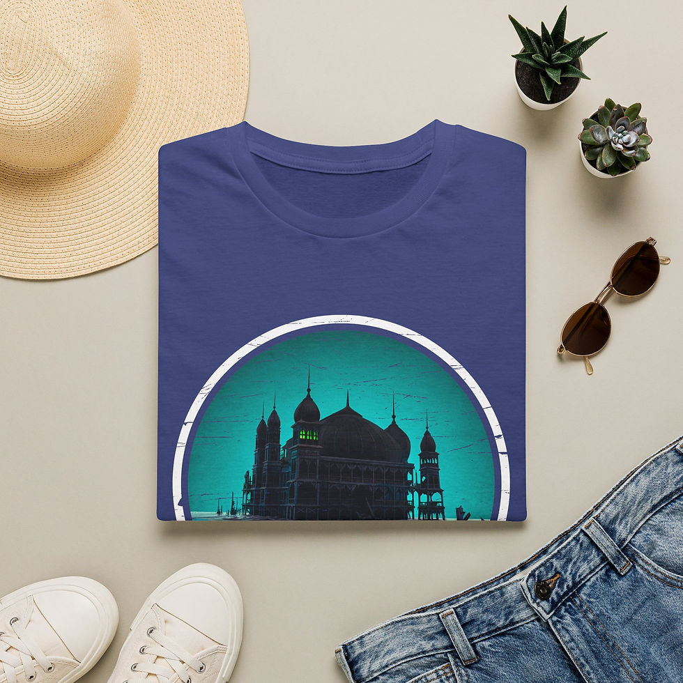Thumbnail: 2026 Exclusive-Teal Mosque Silhouette Graphic