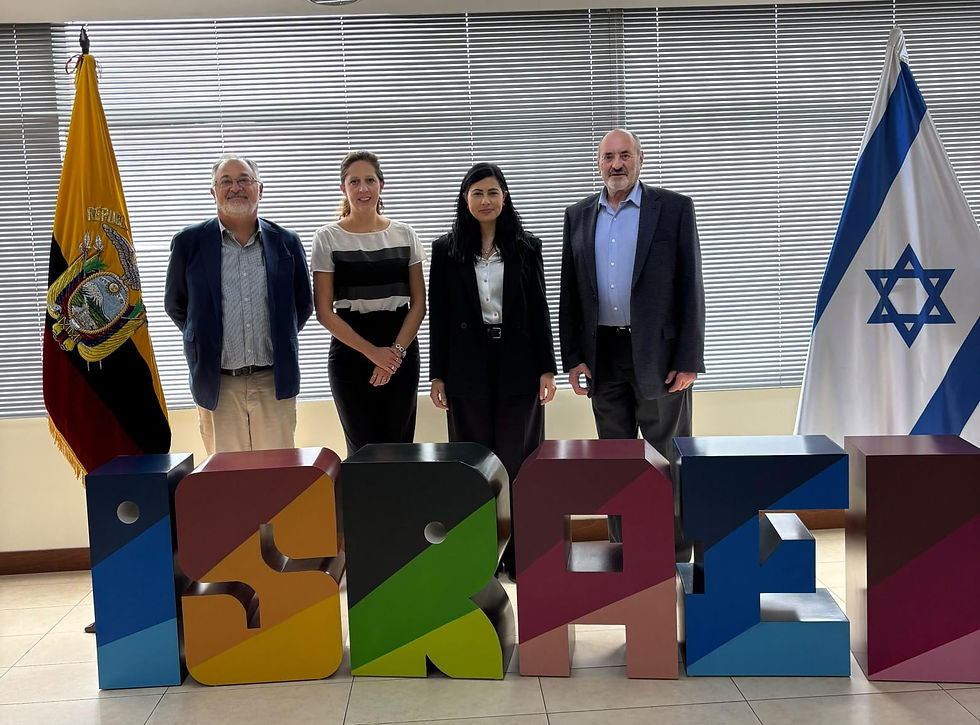 CICEI da la bienvenida a la nueva Embajadora de Israel en el Ecuador, Amital Perry