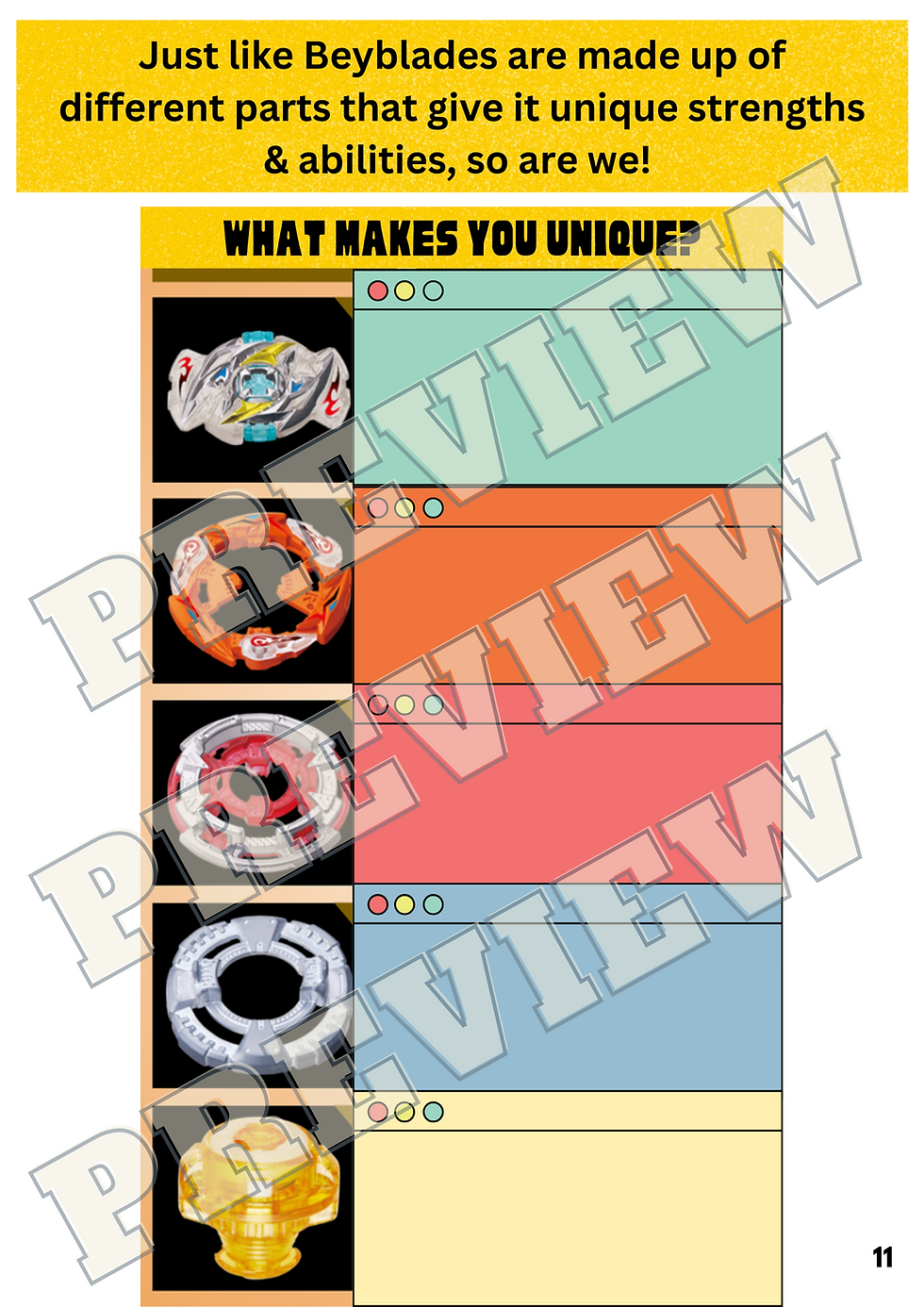 Thumbnail: "Launch into your Emotions" with Beyblades - Neurodiversity Affirming Therapy