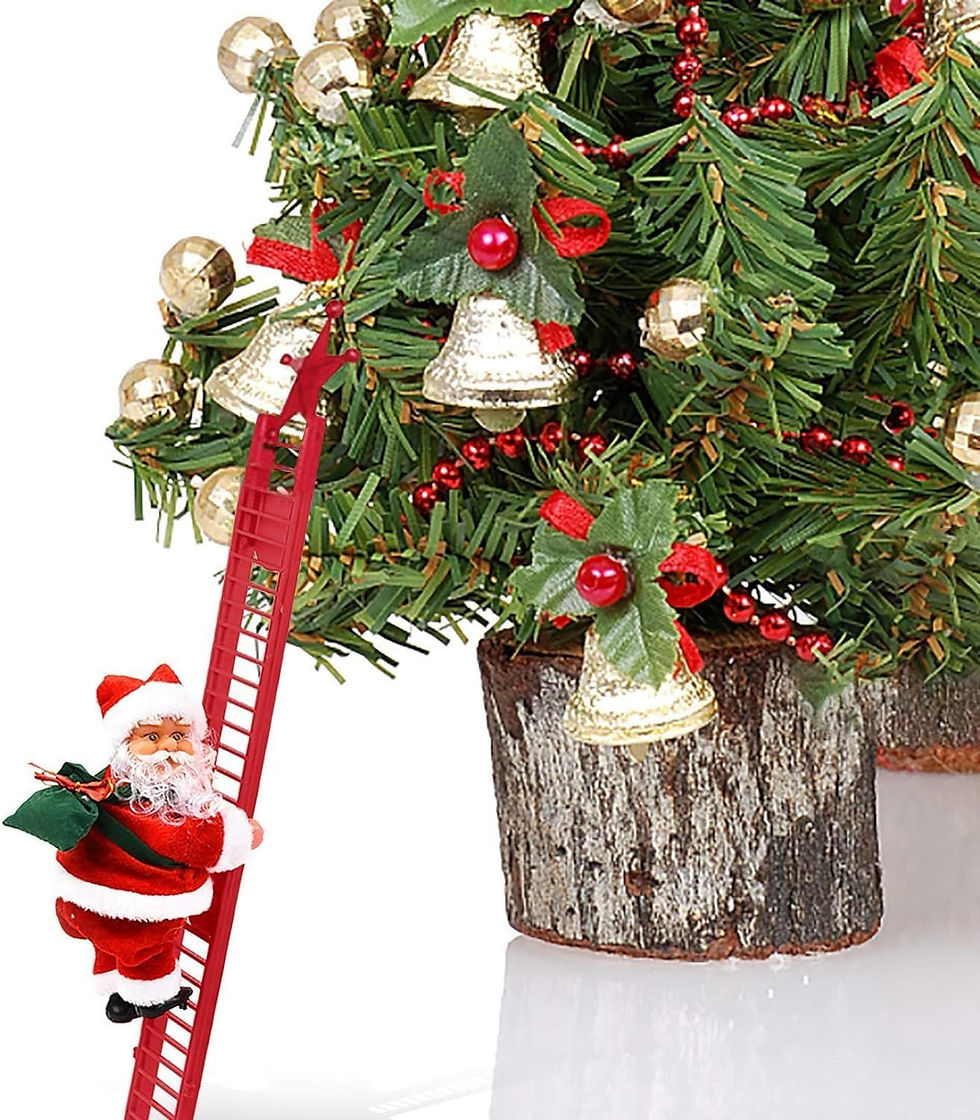 Thumbnail: Electric Climbing Santa with Lights & Music for Festive Decorations