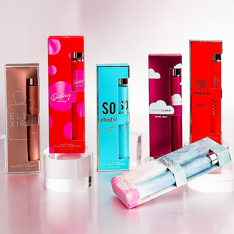 Thumbnail: 6pcs Travel Set, Women's Eau De Parfuma Spray, Long Lasting Fragrance, 6 Differe