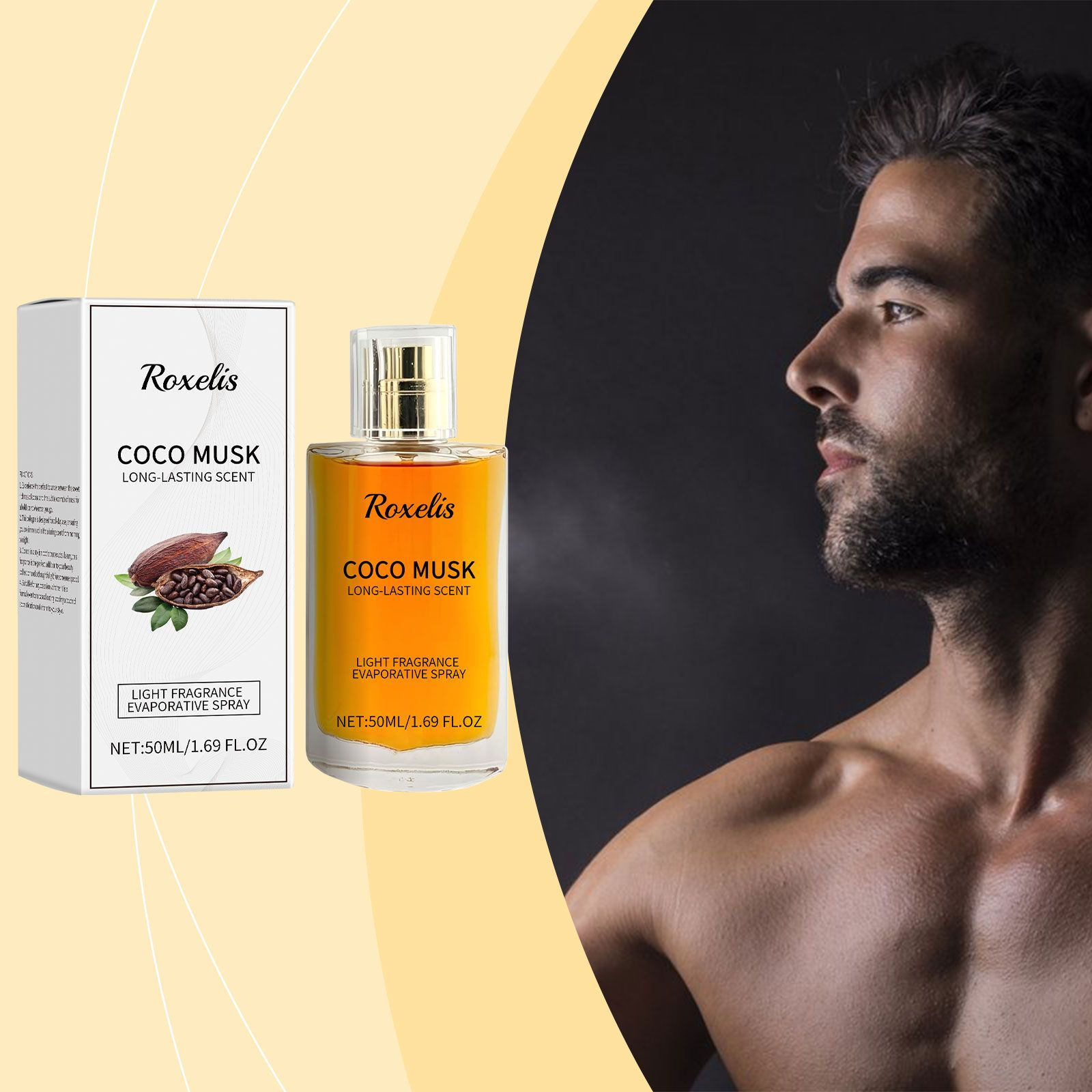 Charming Eau de Cologne Light Perfume Men's Perfume Cologne Long-lasting Fragran