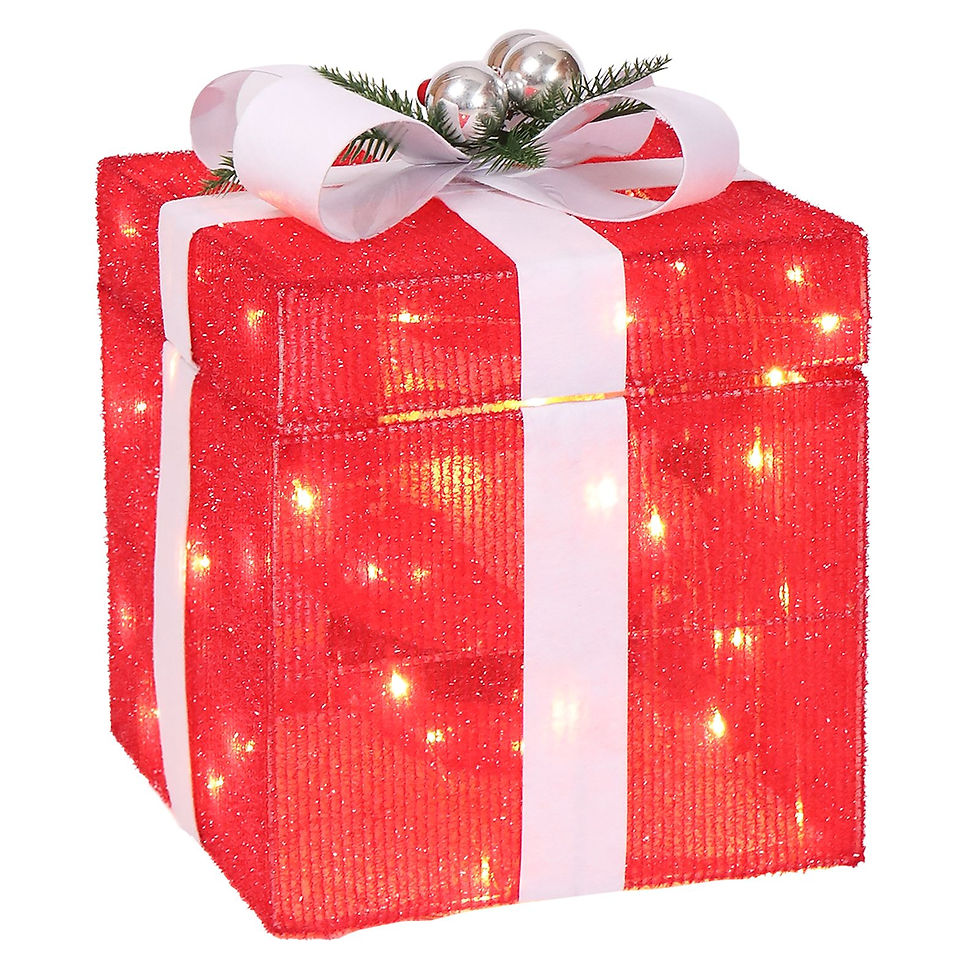 Thumbnail: Motorized 12-Inch Santa Pop-Up Gift Box for Festive Holiday Displays