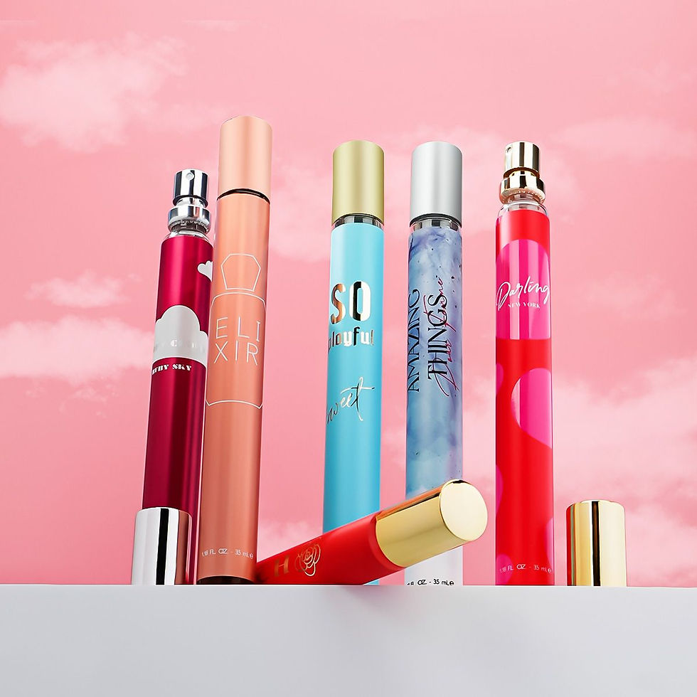 Thumbnail: 6pcs Travel Set, Women's Eau De Parfuma Spray, Long Lasting Fragrance, 6 Differe