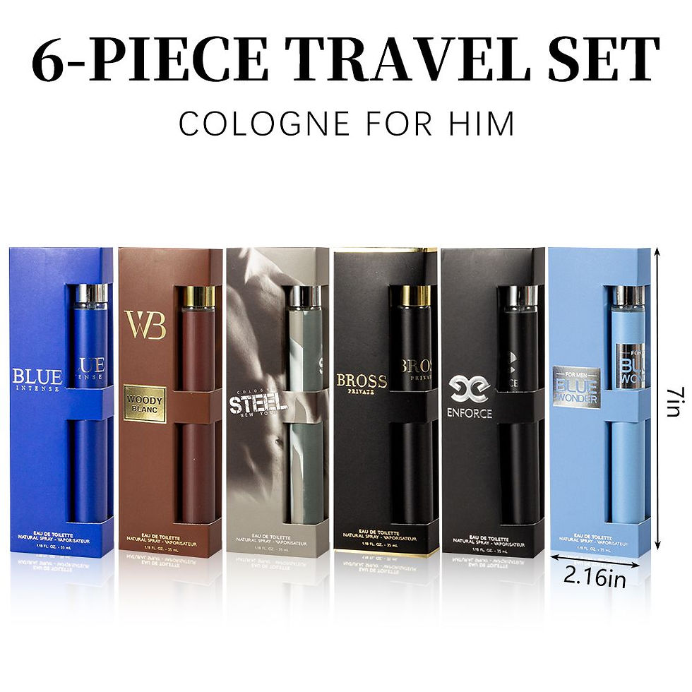 Thumbnail: 6pcs Set, 1.18fl.oz/35ml Each Bottle, Men's Eau De Toilette Spray, Long-Lasting 