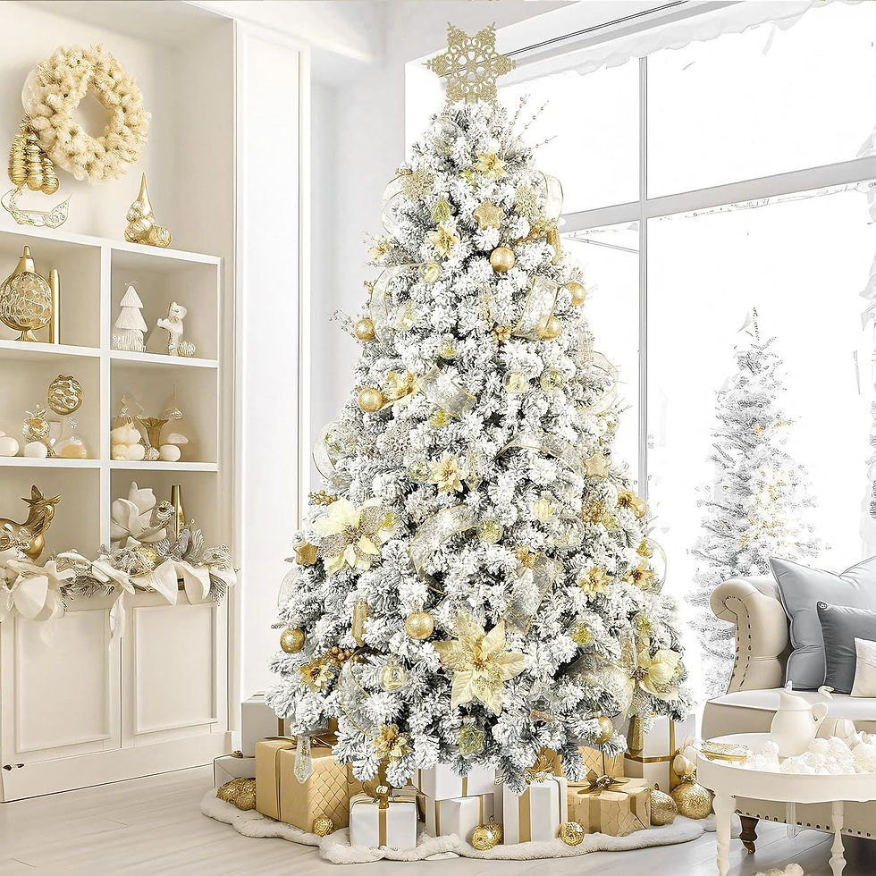 Thumbnail: 86PCS Christmas Tree Ornaments Clear Set,