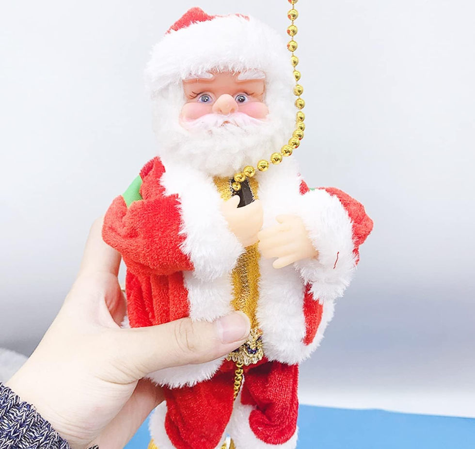 Thumbnail: Christmas  Electric Climbing Santa with Music & LED Light, 