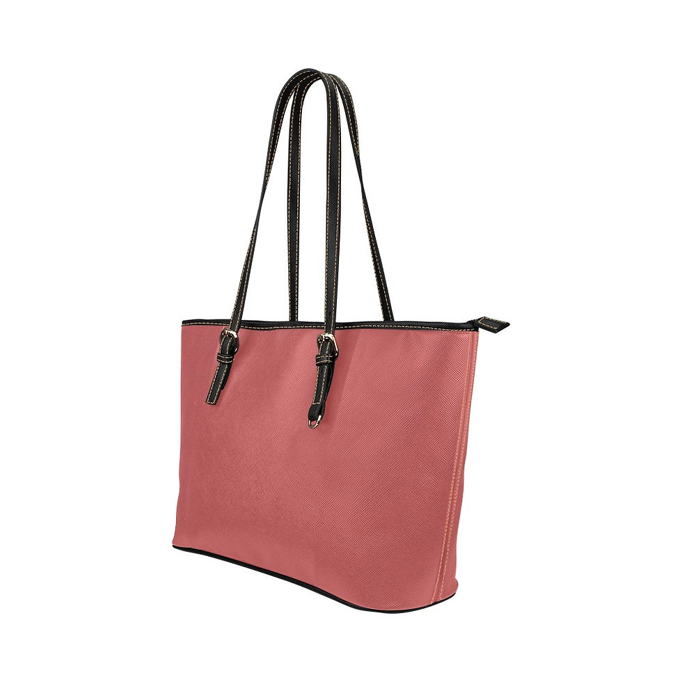 Thumbnail: bag Leather Tote Bag (Model 1651) (Big)