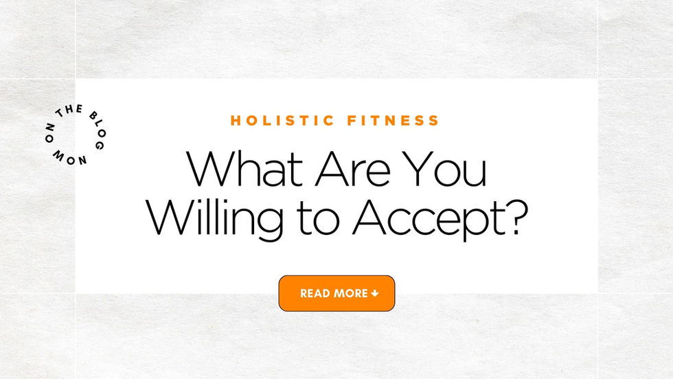 What Are You Willing to Accept?