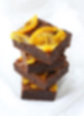 Orange Dark Chocolate Brownie