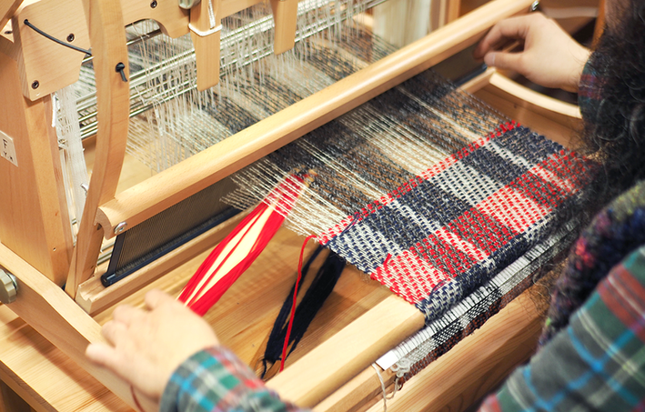 チェック柄マフラー YU HARA