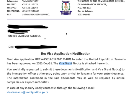 Conquering Kilimanjaro? Don't Forget Your Visa! Understand the visa process and apply early.