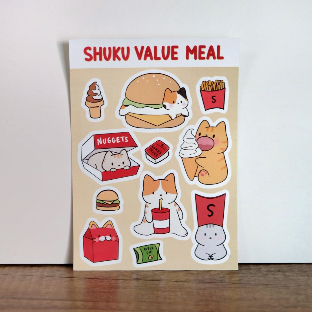 Value Meal Sticker Sheet