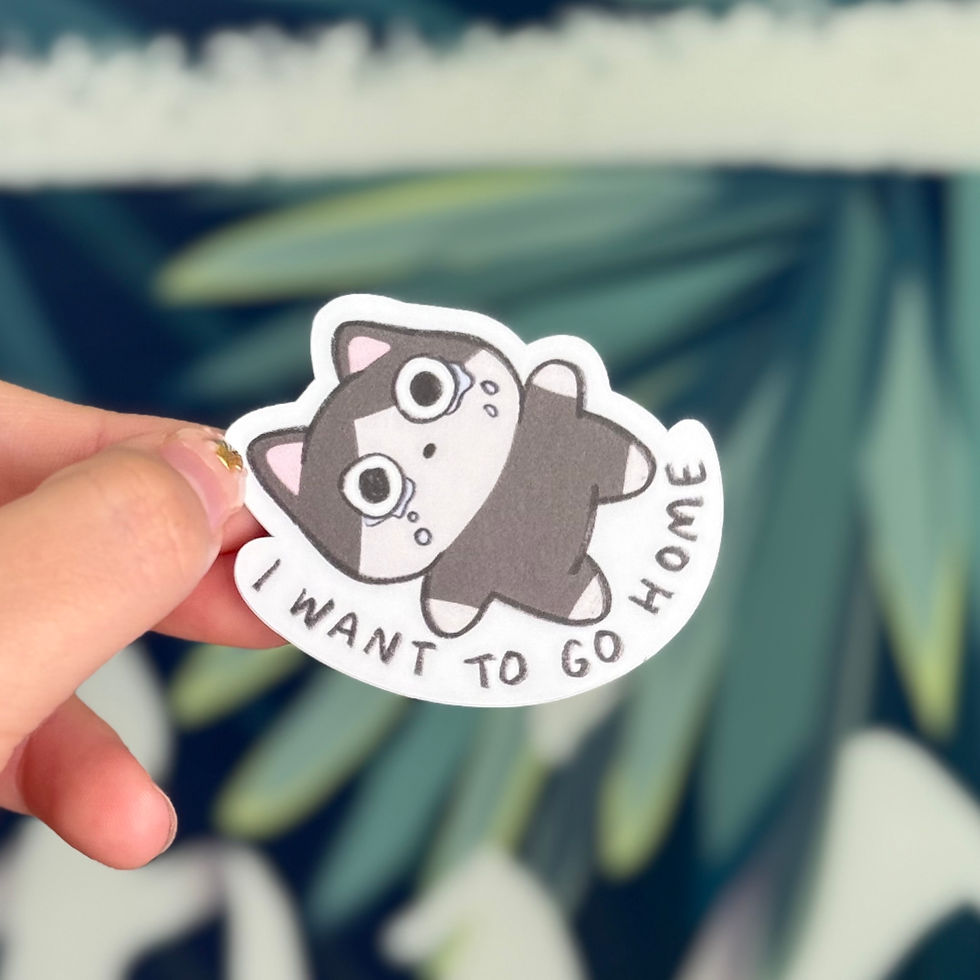 Go Home Vinyl Sticker