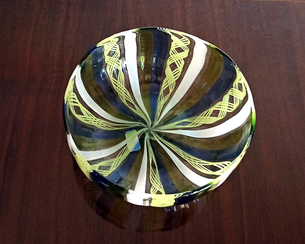 サムネイル： "Colorful Glass Bowls"