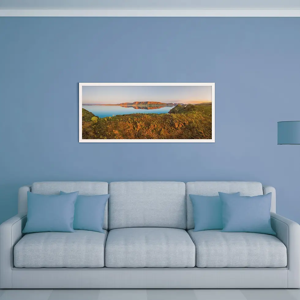Thumbnail: PANNIKIN BAY SUNSET LOOKOUT, LAKE ARGYLE