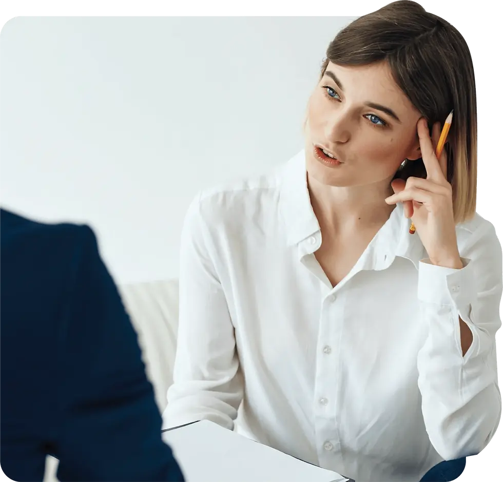 Advanced OT Therapist in an online meeting