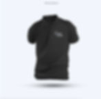 black polo shirt