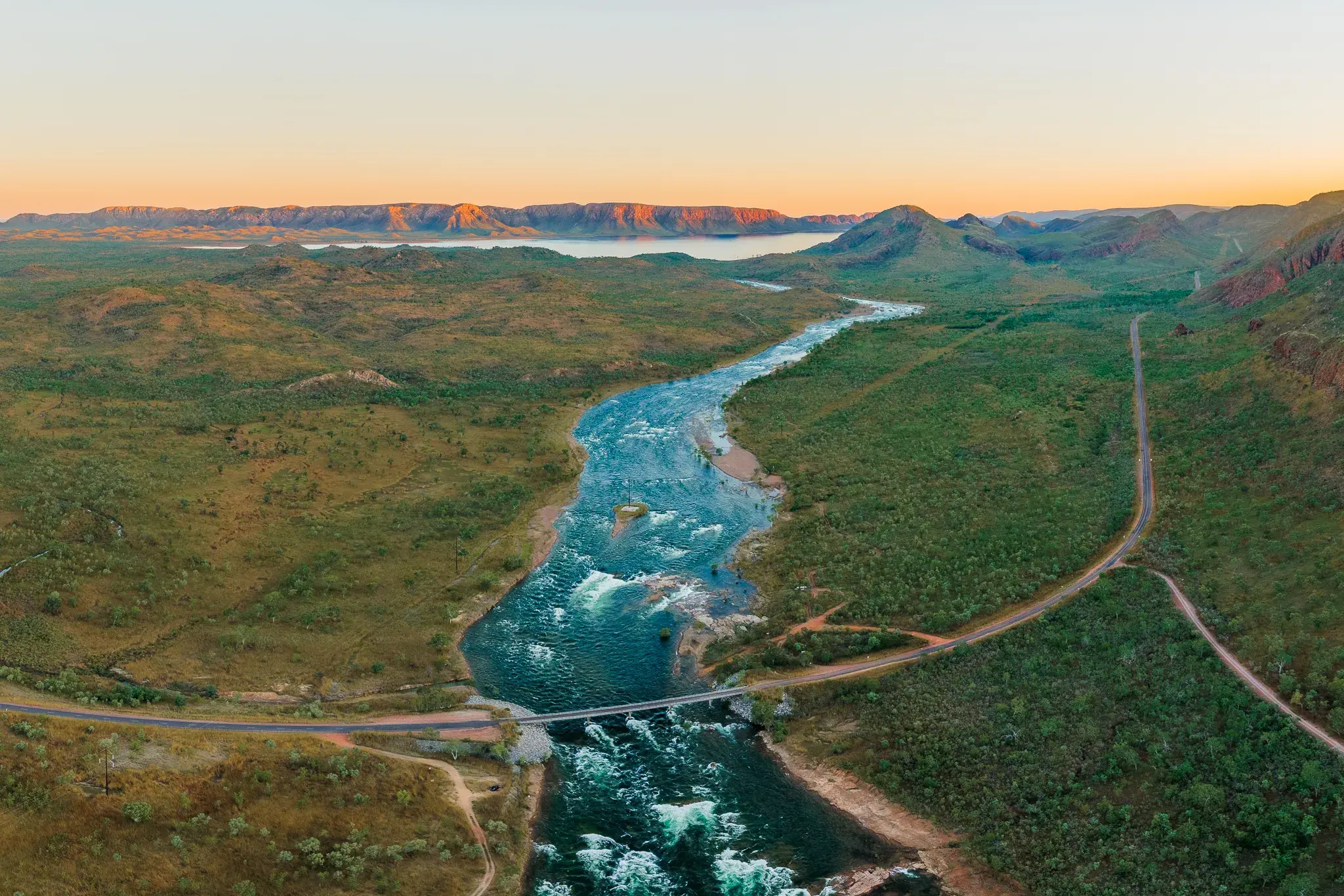 LAKE ARGYLE, SPILLWAY