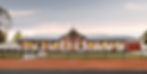 sunset over a home surrounded by a veranda