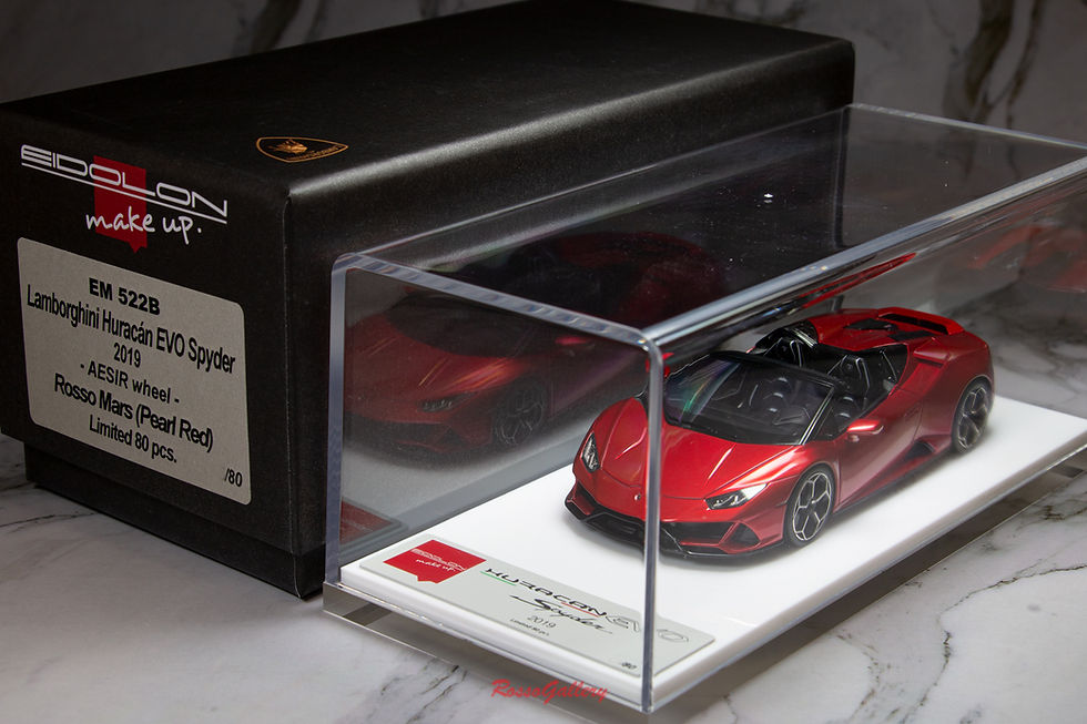 Thumbnail: Make Up Lamborghini Huracan EVO Spyder 2019 (AESIR wheel) Pearl Red EM522B