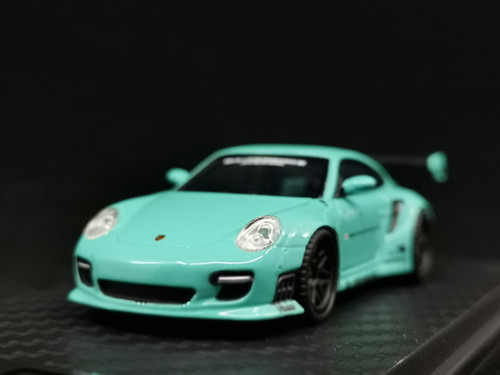 Liberty Walk LB Works Porsche 911 997 Tiffany Blue