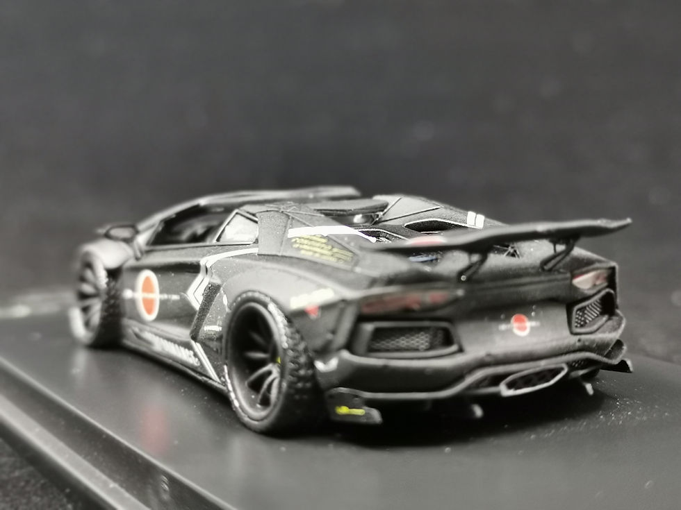 Thumbnail: Liberty Walk LB works lamborghini Aventador LP700-4 Roadster Black
