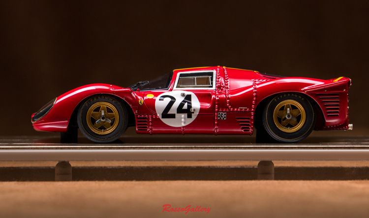 Thumbnail: Ferrari 330P4 #0856 1967 Lemans 24H 3rd Rosso Corsa DM008