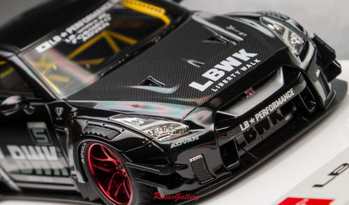 LB WORKS NISSAN GTR R35 TYPE 2 Racing Black LB011A | Dieharddiecast