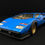 Thumbnail: Kyosho Lamborghini Countach LP500S WW Light Blue 08323BLL