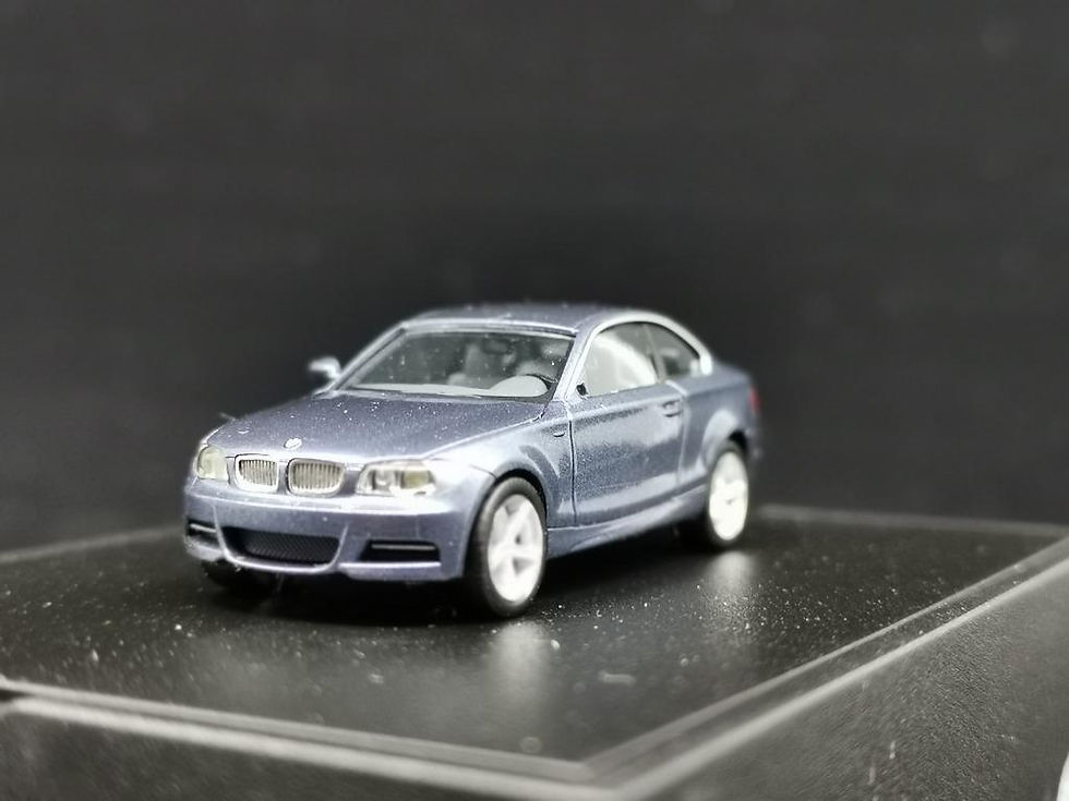 Herpa BMW 1 Series Coupe Blue 80410427071