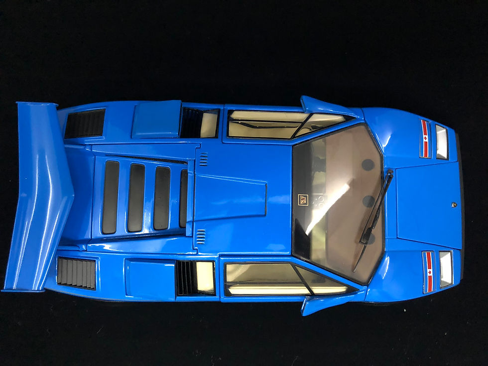 Thumbnail: Kyosho Lamborghini Countach LP500S WW Light Blue 08323BLL