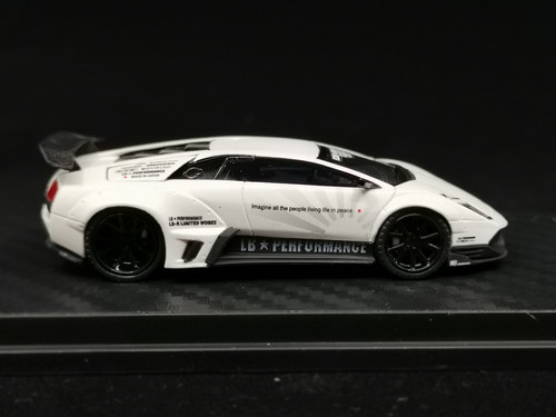 ミニカー 1/64 LIBERTY WALK Murcielago LP670 Liberty Walk LB Works Lamborghini LP670 Murciélago White