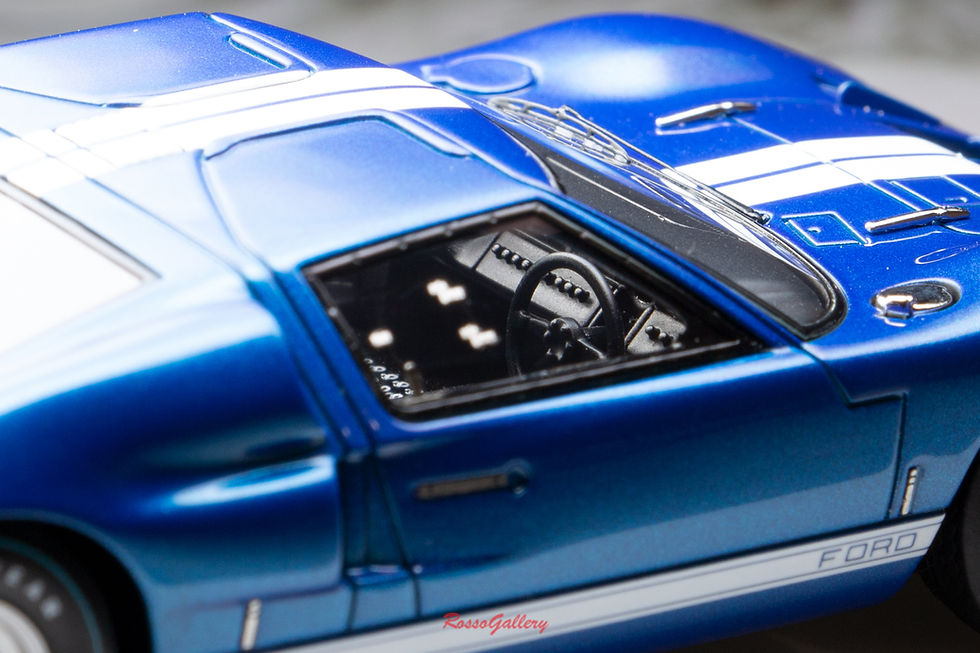 Thumbnail: Ford GT40 MK.II Street Version 1966 Matt Blue White Stripe EM478A