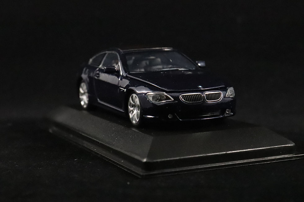 Thumbnail: Minichamps BMW 6-series Coupe 2006 Dark Blue Metallic 431026021