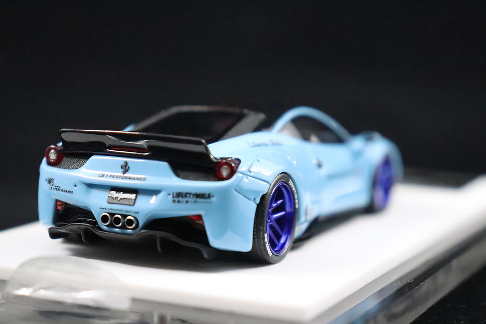Thumbnail: Mansory LB Performance Ferrari 458 Italia Baby Blue