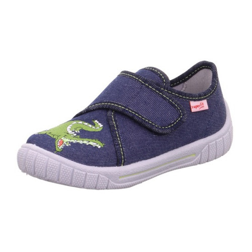 Superfit BILL Hausschuhe Für Jungen - Graue Kinderschuhe Mit Klettverschluss Größe 30 EU